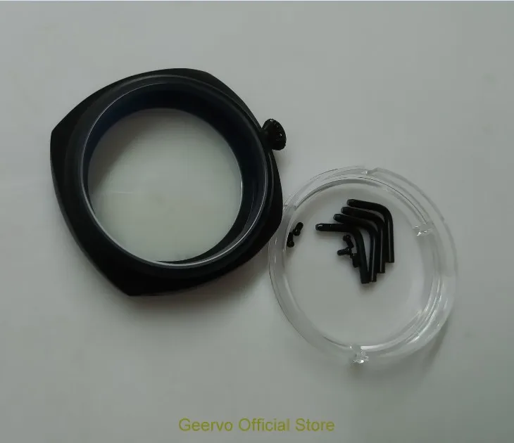 

45mm 316L stainless steel PVD watch case fit 6497/6498 Mechanical Hand Wind movement bk20-8