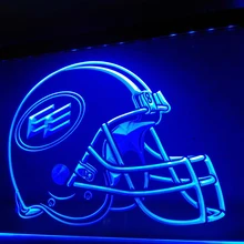 LD435-Эдмонтон эскимосы шлем светодиодный неоновый свет знак домашнего декора ремесла