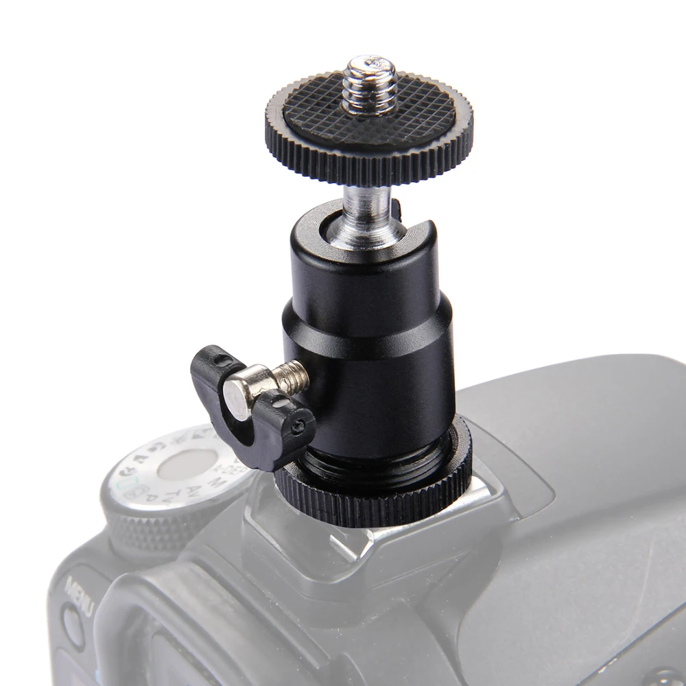 

1/4" Mini Smart Ball Head Bracket/Holder/Mount Cradle Ball Head With Lock For Camera Tripod