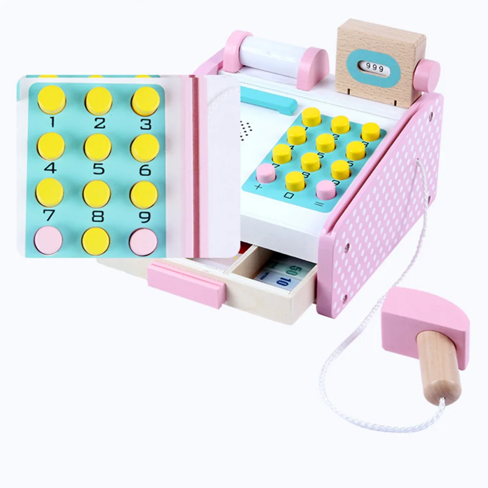 Детский Электронный супермаркет кассовый аппарат игрушки Дети Обучение Образование ролевые игры Набор