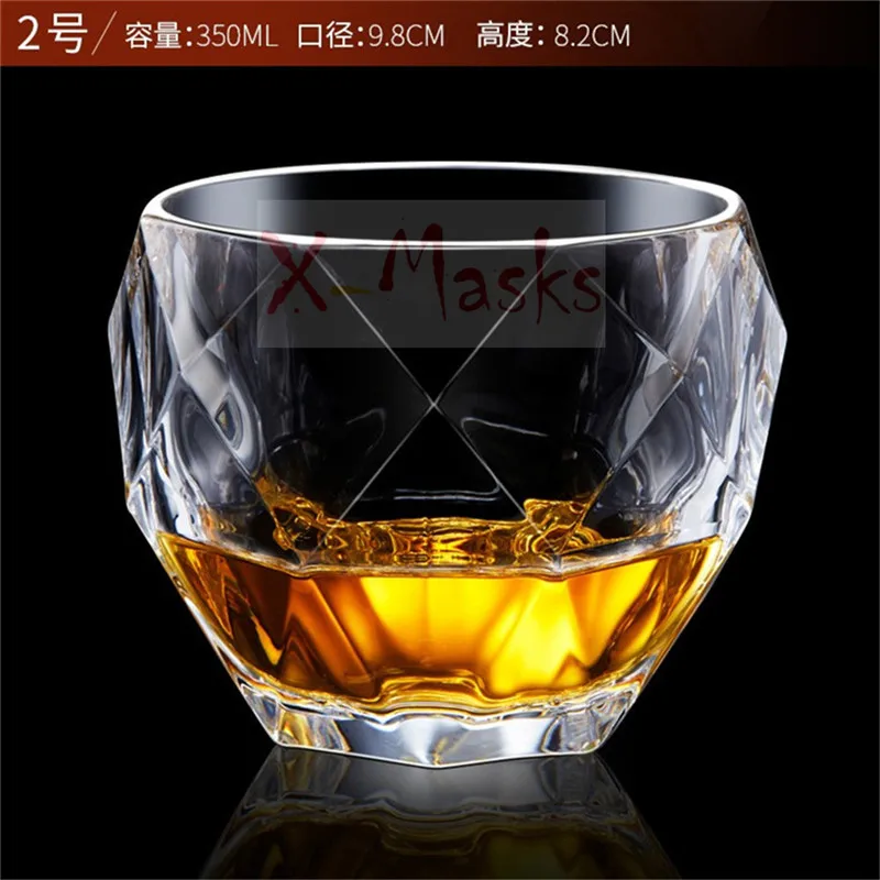 2 Винный хрустальный стакан для виски кружка стаканы tazas garrafa VBOOT vidrio bardak verre copas vino copas cristal szklanki водка bicchieri - Цвет: 2