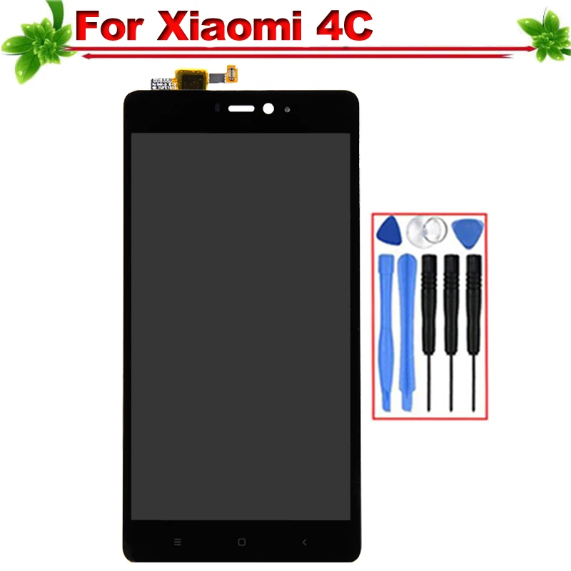 

5" for Xiaomi Mi4c Mi 4c M4c LCD Display Touch Screen Digitizer Assembly Replacement A Quality LCD for Xiaomi Mi4c Display
