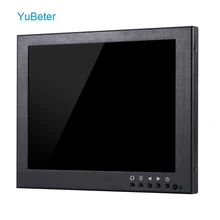 YuBeter 8 ''1024*768 ЖК-монитор светодиодный дисплей HD Многофункциональный HDMI BNC VGA AV вход металлический корпус профессиональный монитор безопасности