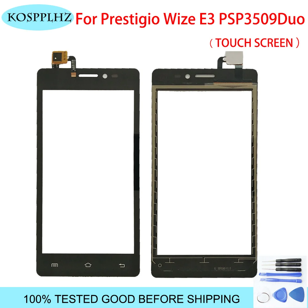 5 inch front outer glass For Prestigio Wize E3 PSP3509Duo psp3509 psp 3509 duo Touch Screen