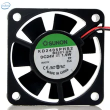 Оригинальный KD2405PHS2 компьютер Вентилятор охлаждения с двумя подшипниками вентилятор DC 24 V 1,9 W 0.08A 5015 50*50*15 мм 2 провода