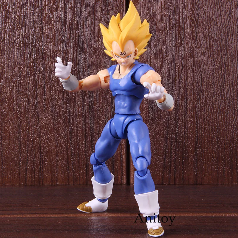 

SHF S.H. Figuarts Anime Dragon Ball Z Action Figure Super Saiyan Majin Vegeta PVC Collectible Model Toy