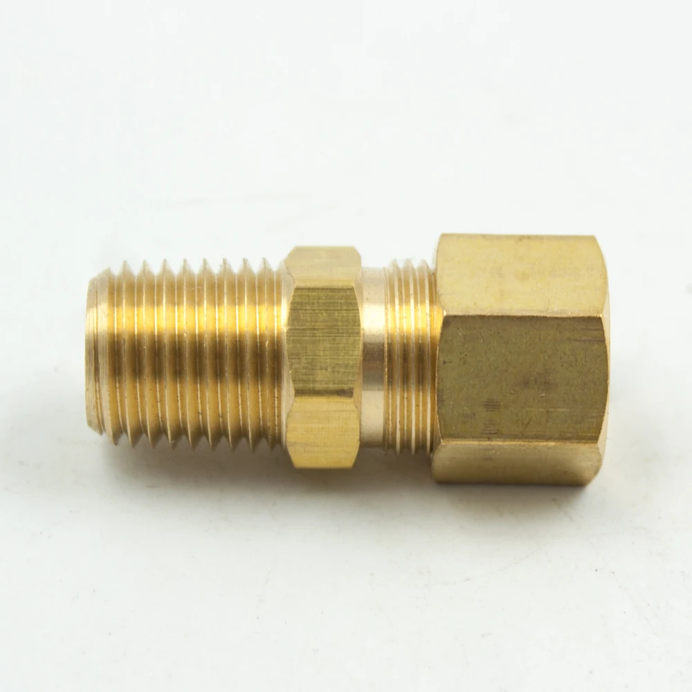 Paquete De 5 nuevas de latón 5//16/" OD x 3//8/" MacHo NPT Conector De Compresión Ajuste