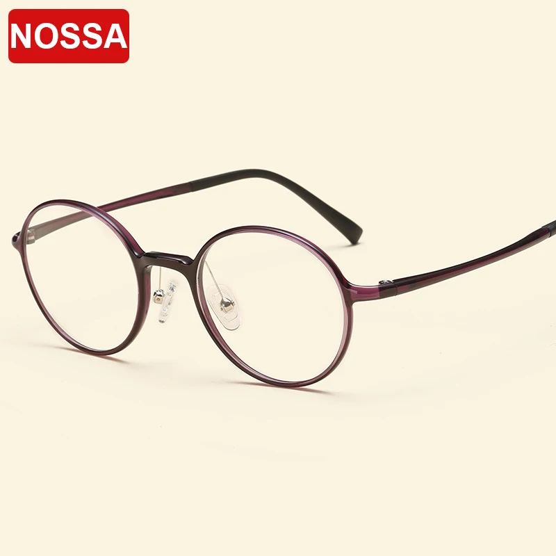 

2018 New Design Tungsten Ultem Round Frame Glasses Vintage Fashion Students Myopia Prescription Eyeglasses Frame Optical Eyewear