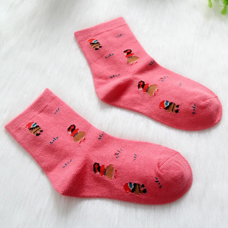 1 лот = 6 пар Детские носки хлопок дальше Рождество для маленьких мальчиков девочек короткие носки мягкая собака печати детей Meias милые Цвет бренд От 1 до 9 лет