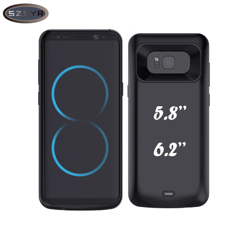 

Charger Battery 5000mAh/5500mah Battery Case Backup Case External Pack Power Charger Bank Case Cover for S8/S8 Plus Freeshipping