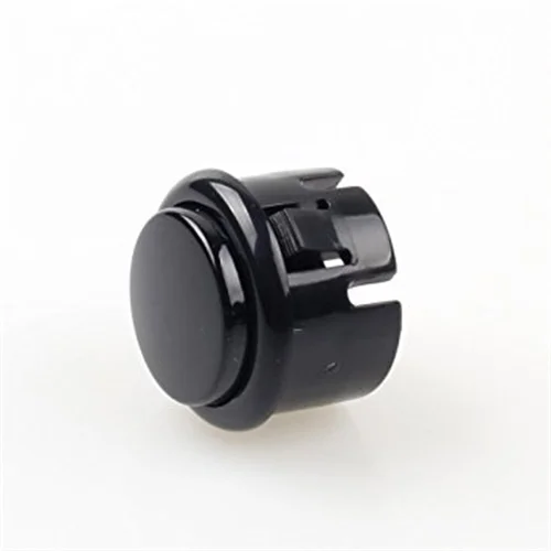 Marwey 10pcs 30mm Replacement for Sanwa OBSF-30 OBSN-30 OBSC-30 Black Arcade Push Buttons Switch DIY Game Machine Parts Kit