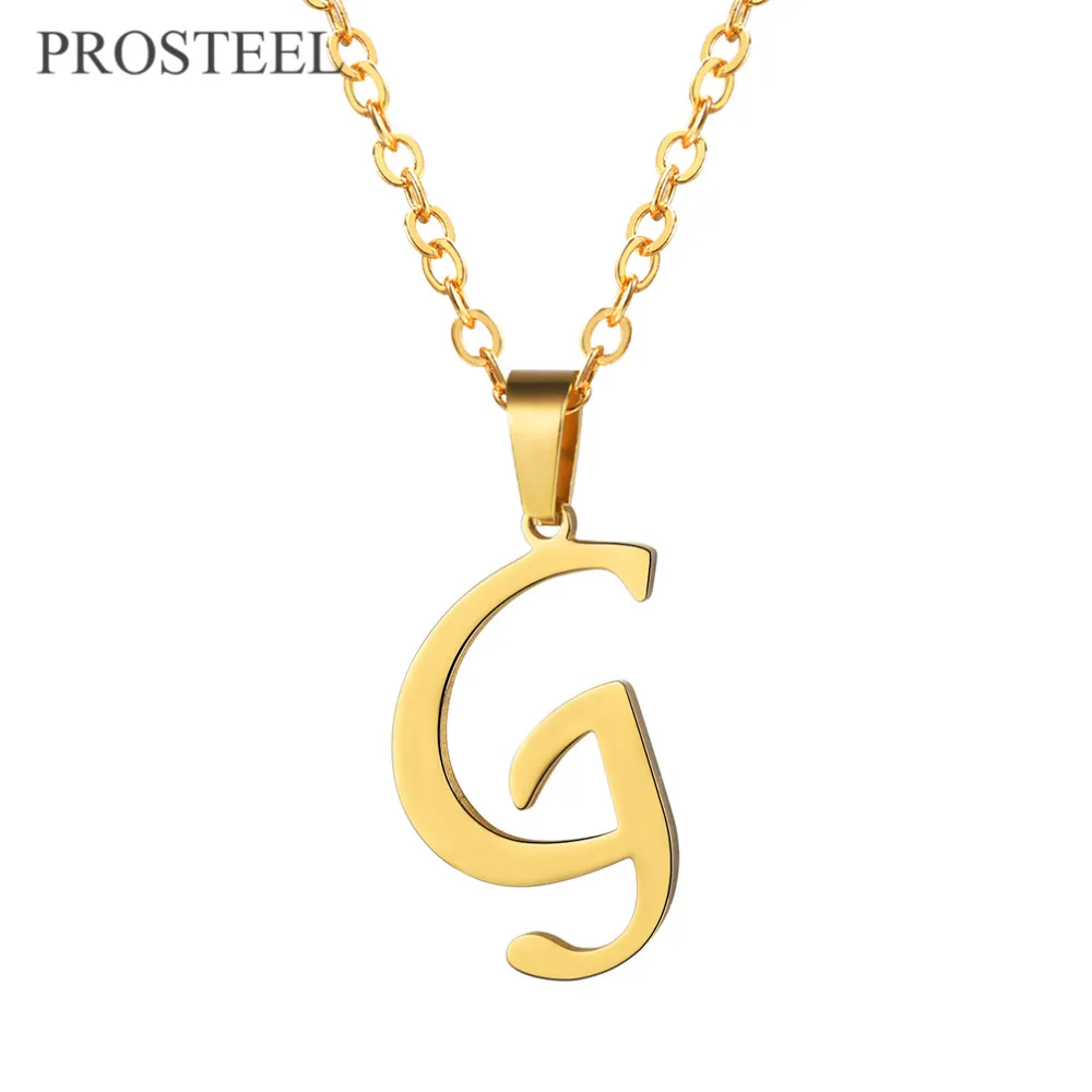 Prosteel Gold Color Letter Necklace Initial Name G Pendant Stainless Steel O Link Chain Jewelry Gift For Women Men Girls Psp3043 Letter Necklace Name Necklacenecklace Name Aliexpress Prosteel Gold Color Letter Necklace Initial Name G Pendant Stainless Steel O Link Chain Jewelry Gift For Women Men Girls Psp3043 Letter Necklace Name Necklacenecklace Name Aliexpress
