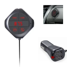 Car Bluetooth FM Transmitter Modulator Bluetooth Handsfree Car Kit FM Radio Voltage Monitor TF U Disk Car Charger Music Player