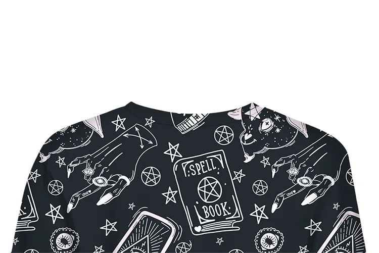 Hiawatha Sudadera Mujer Harajuku черный белый элемент Толстовка для женщин с длинным рукавом осенние толстовки WY1602