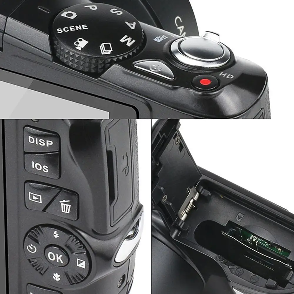 24 Мегапикселя HD телефото SLR цифровая камера 14MP CMOS 20 раз цифровой зум SLR камера с экраном 3,5"