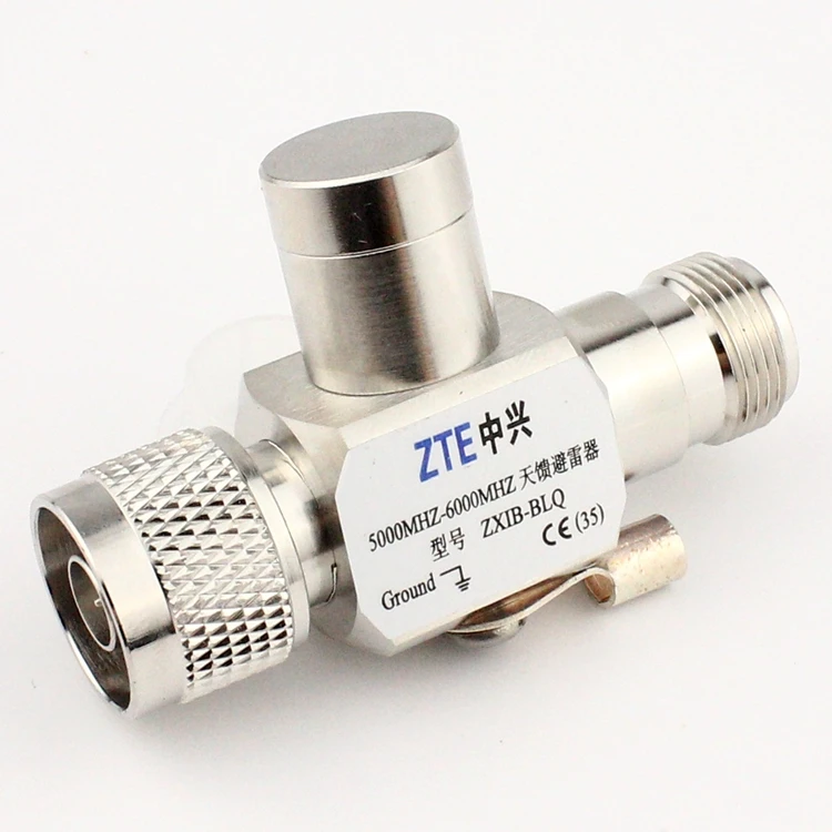

ZXIB-BLQ 5000-6000MHZ feeder cable arrester 5.8Ghz arrester N type connector wlan arrester