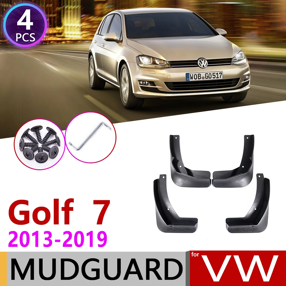 Для Volkswagen VW Golf 7 Mk7 2013 ~ 2019 брызговик щитки брызговики ЛОСКУТ аксессуары для