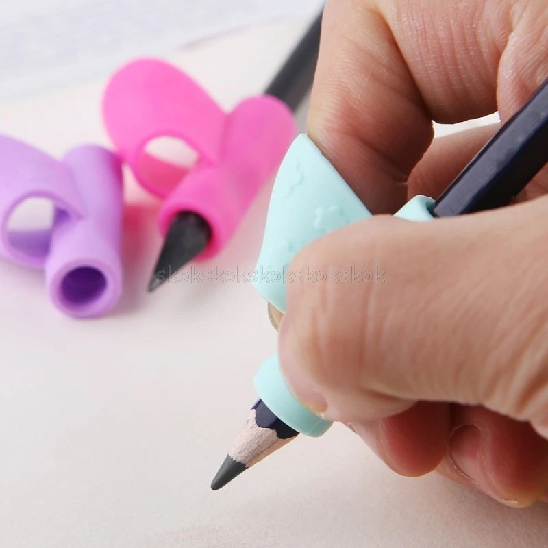 

6pcs Posture Correction Tool Kids Pen Pencil Holder Help Learn Writing Tools A30 19 Dropship