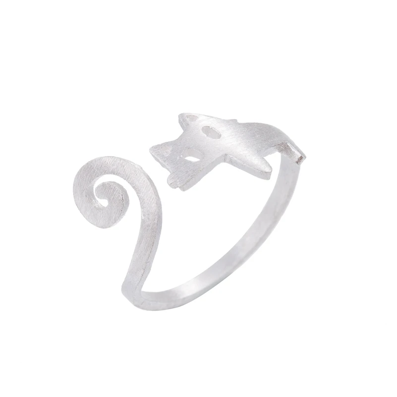 Tiny Matte Pet Cat Rings Women Animal Kitten Cat Accessories Anel Jewelry Christmas Gifts