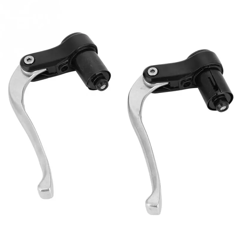 1 Pair Bike Brake Levers Folding Mountain Road Bike Brake Handle Lightweight Aluminum Alloy Bicycle Brake Lever Bicycle Parts