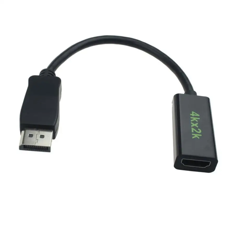 Новый DP Дисплей Порты и разъёмы к HDMI 1.4 Кабель-адаптер Черный Поддержка 3D 4 К x 2 К 2060 P высокое скорость sep22