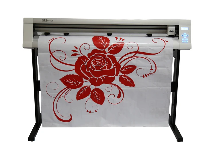 

Best selling USB driver 1.2m cutting width flock and flex cutting plotter machine