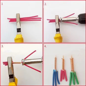 

Hot Wire stripping artifact flashlight dual-use fast switch terminal block electrician automatic stripping twist line artifact