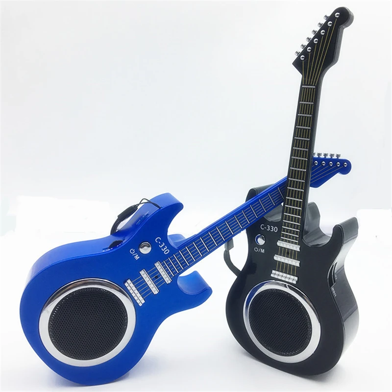 hot sale Mini Guitar Portable Bluetooth Wireless Speaker