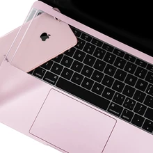 Для Air 1" A1369 Macbook трекпад ладонь защита запястья Наклейка виниловая переводная наклейка для ноутбука чистый цвет розовое золото против царапин крышка