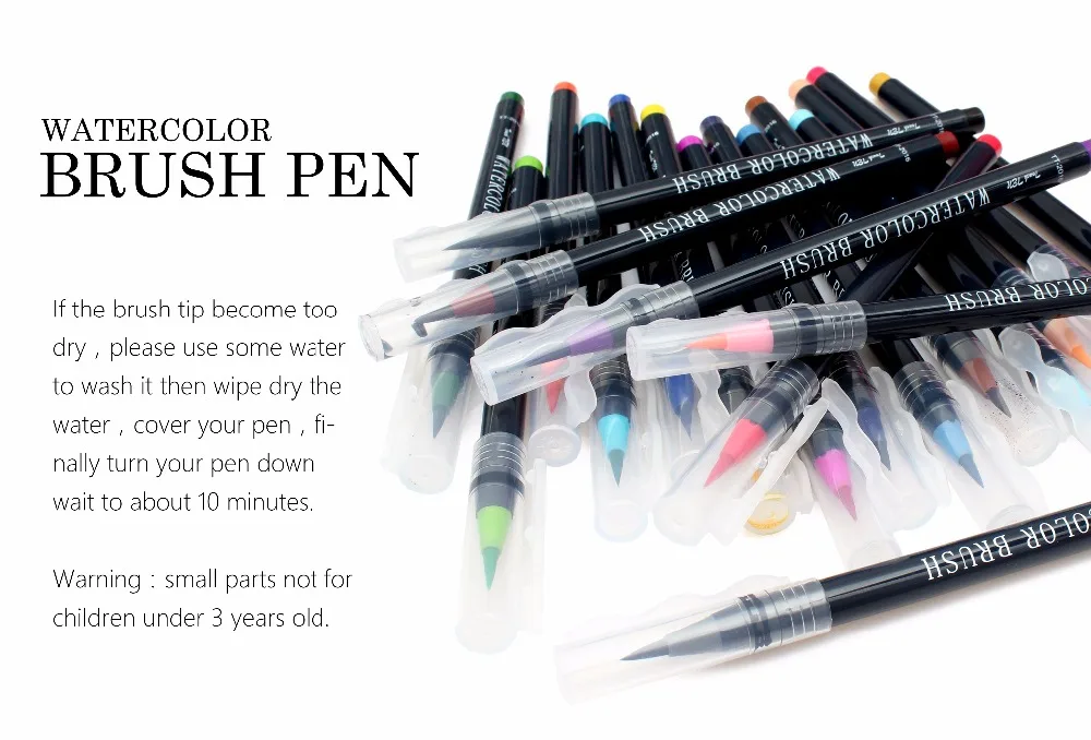 20pcs watercolor brush pen5