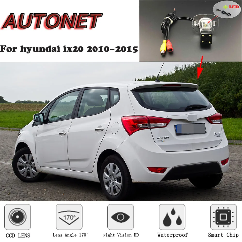 

AUTONET HD Night Vision Backup Rear View camera For hyundai ix20 2010~2015/CCD/license plate camera