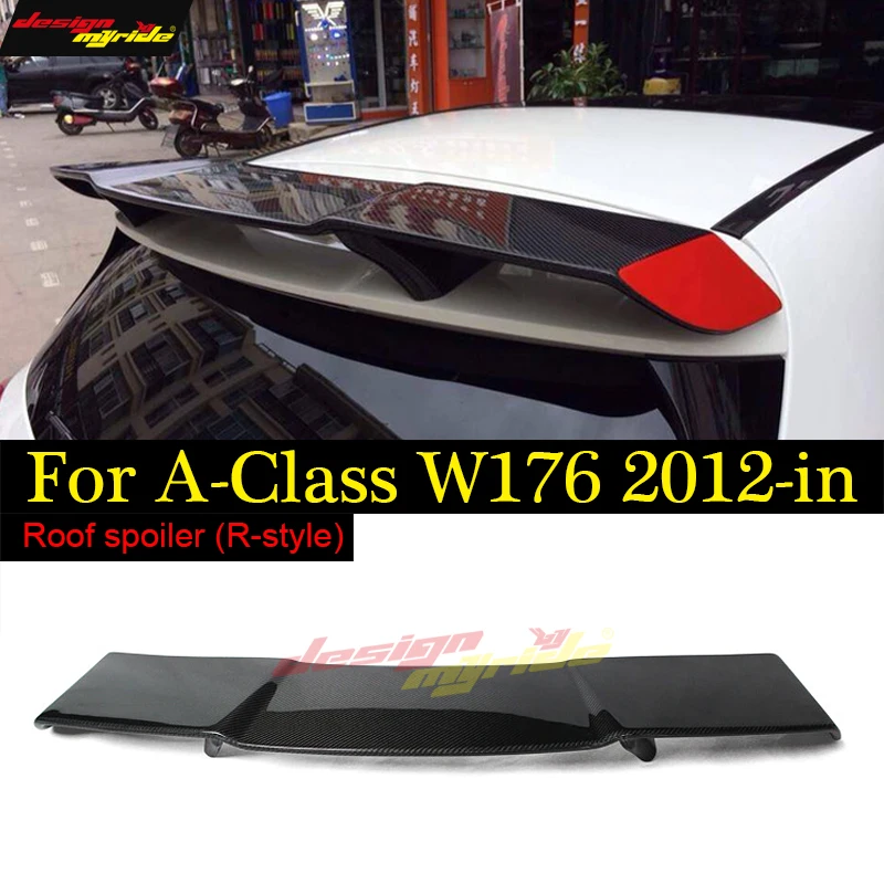 Для Mercedes A Class W176 задний спойлер для крыла автомобиля A45 R Style Carbon Fiber A180 A200 A250 прямое