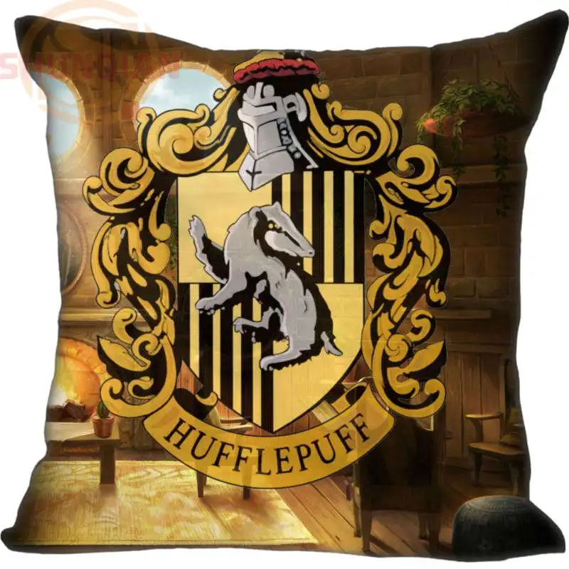 Hufflepuff логотип Декоративная Свадебные наволочки индивидуальный подарок для наволочки 35X35 см, 40X40 см(с одной стороны - Цвет: 19