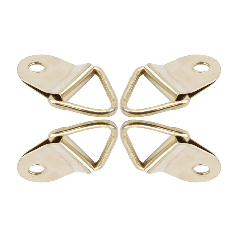 100PCS Hardware Hook Rings Decoration Hanging Frames Hooks Triangle Single Hole Pendant Screws Helper | Обустройство дома