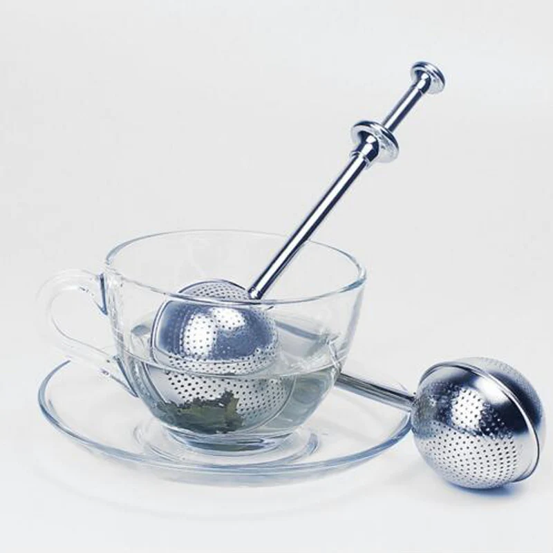 5PCS Mesh Loose Tea Ball Infuser Stainless Steel Spice Herbal Tea Leaf