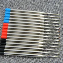 5 шт качество черные или синие чернила Заправка металлическая ручка шариковая ручка заправки