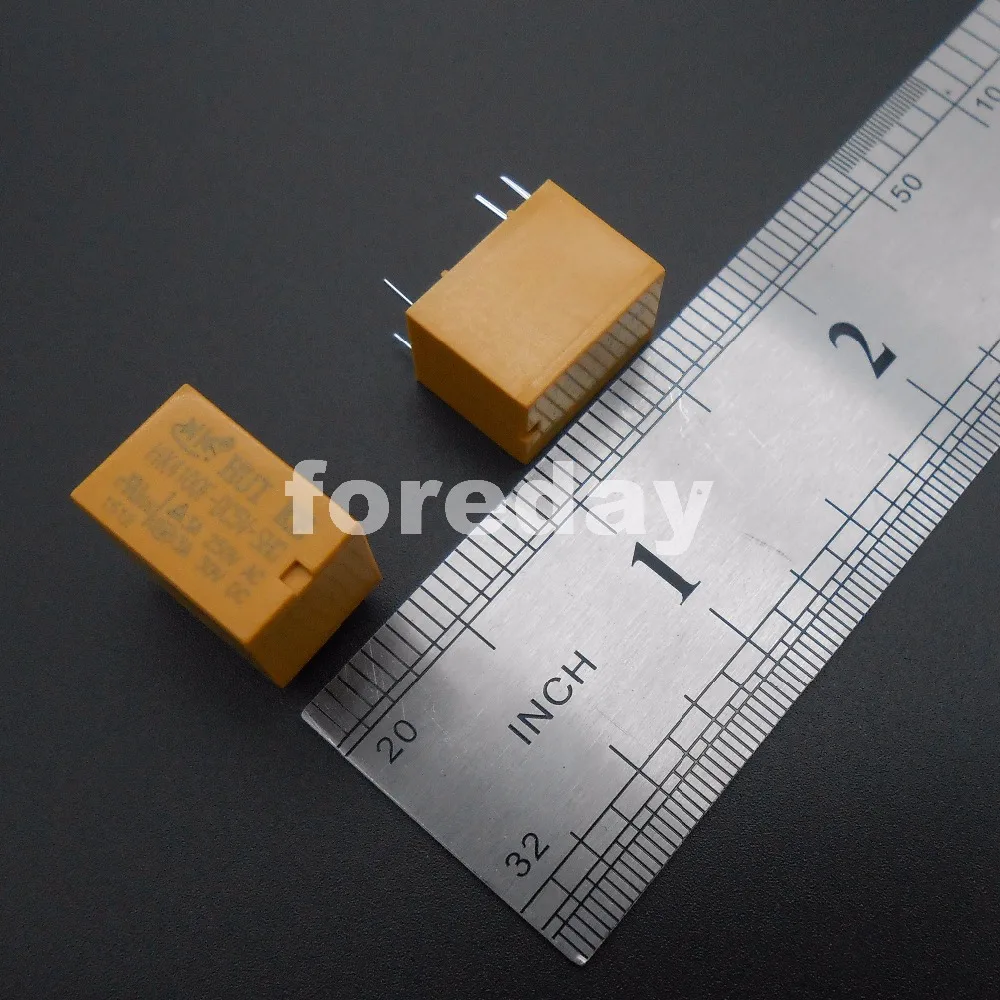 100 шт. Новинка желтое реле мощности 6 PINS HUI KE HK4100F DC24V SHG 3 5 12 24V В постоянного тока в 24 *