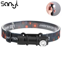 SANYI фары и флэш-памяти светильник 2in1 светодиодный светильник лампа 3 светильник ing режимы головной светильник налобный фонарь для охоты кемпинг на открытом воздухе
