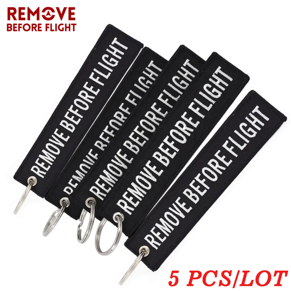 Remove Before Flight Keychain 5PCS