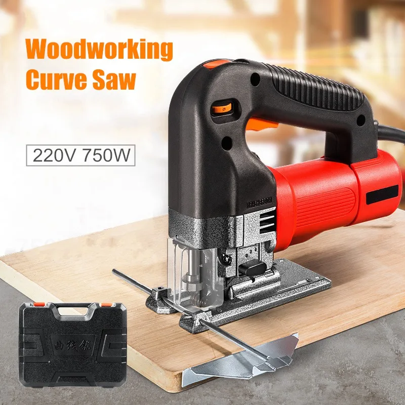 

New 220V 750W Electric Jig Saw Woodworking Power Tools Multifunction Chainsaw Hand Saws Cutting Machine Wood Saw Hand Tool