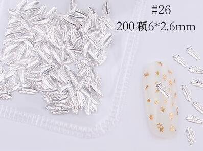 Mixed 3D DIY Hollow Metal Frame For Nail Art Decor Geometry Golden Tips DIY Nail Art Tools Fashion Nail Studs P3R#