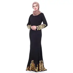2019 Новое модное горячее женское платье сексуальное мусульманское суд стиль бронзовая арабское платье новый стиль мусульманское милое
