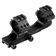 25,4 мм 30 мм двойное кольцо прицел крепление консольный сверхмощный тактический маленький с 20 мм Weaver рейка крепление Hunting caza черный