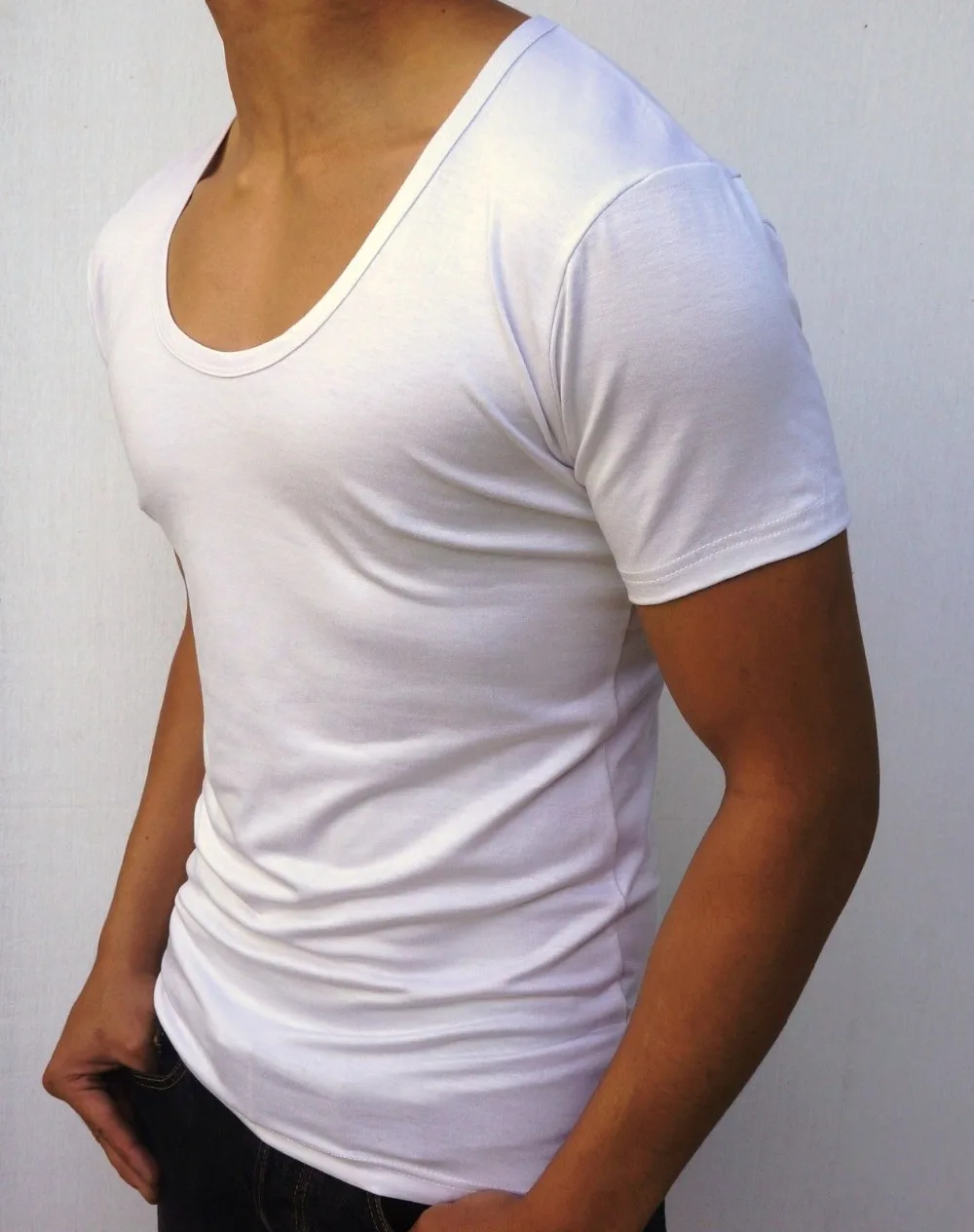 grey slim fit t shirt