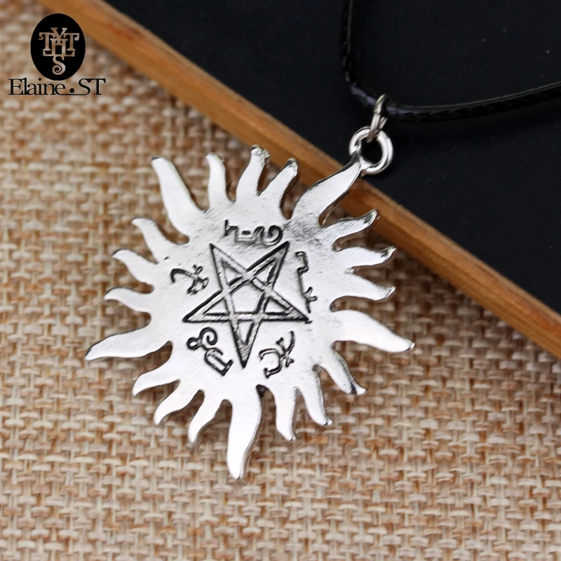 Amulet Necklace Supernatural Inspired Necklace,Pentagram Pendant