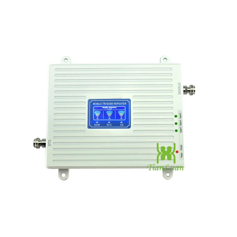  TianLuan 2G 3G 4G Tri Band Cell Phone Signal Booster GSM 900 LTE 1800 WCDMA 2100 MHz Mobile Phone S