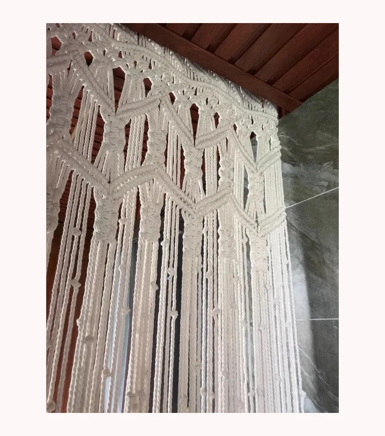 70 см x 180 см макраме Wall Art ручной работы из хлопка настенный гобелен с Bohemia дома Свадебное Garden вечерние украшения
