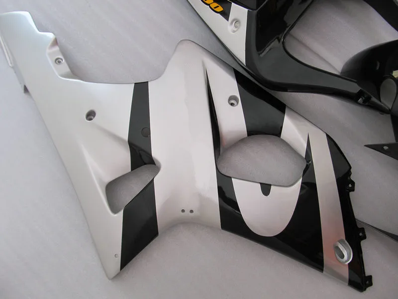 Мотоцикл обтекатель комплект для SUZUKI GSXR1000 K2 00 01 02 GSXR 1000 2000 2001 2002 ABS Топ серебро черный обтекатели комплект+ подарки SJ16