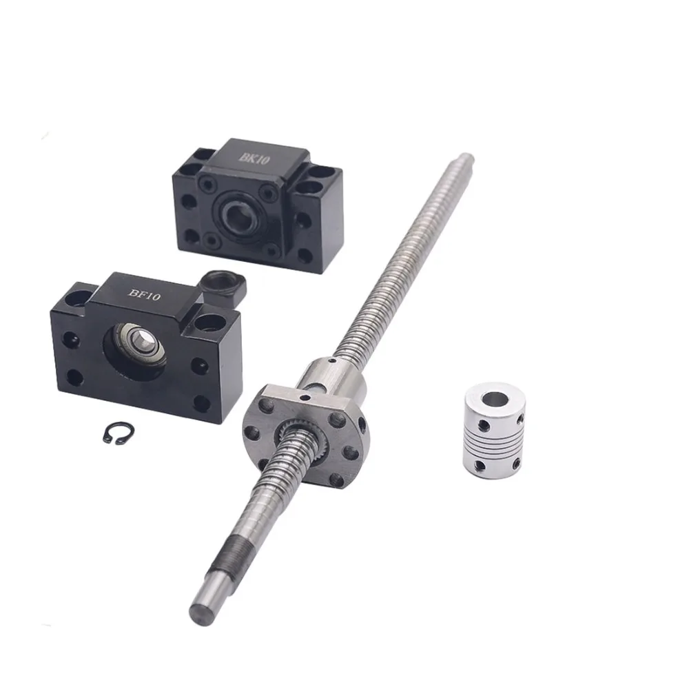 

SFU1204 set:SFU1204 L-400mm rolled ball screw C7 with end machined + 1204 ball nut + BK/BF10 end support + coupler for CNC parts