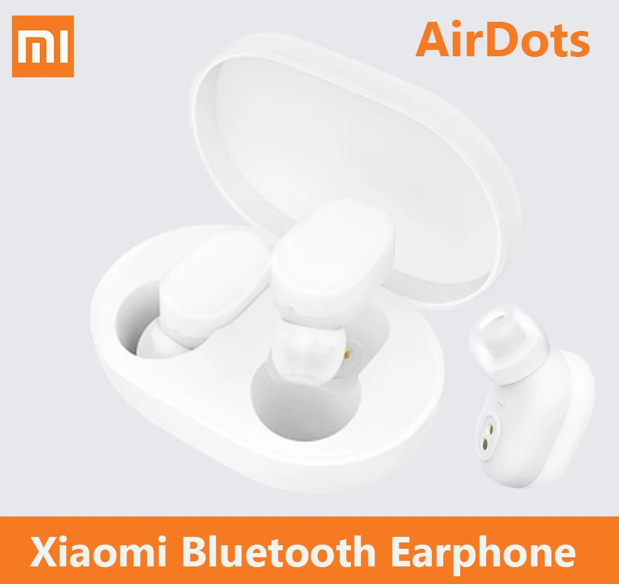 В наличии Xiaomi AirDots Bluetooth наушники TWS гарнитура Handsfree Smart AI Control Mijia Mi для | Наушники и гарнитуры -32955497618
